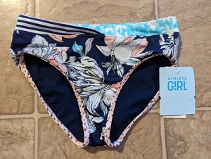 New ATHLETA GIRL sz L 12 Island Time Bikini Bottoms only swim floral print 4604 - Picture 1 of 3