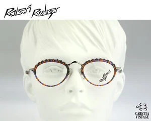 Robert Rudger 0870 134 02, Vintage 90s colorful & gray round eyeglasses frames - Picture 1 of 10
