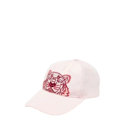Boné de beisebol Kenzo Tiger logotipo FA65AC301F20 rosa - NOVO EM FOLHA COM ETIQUETA - Imagem 1 de 2