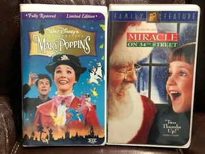 Disney Masterpiece Mary Poppins & Fox Miracle on 34th Street - Picture 1 of 2