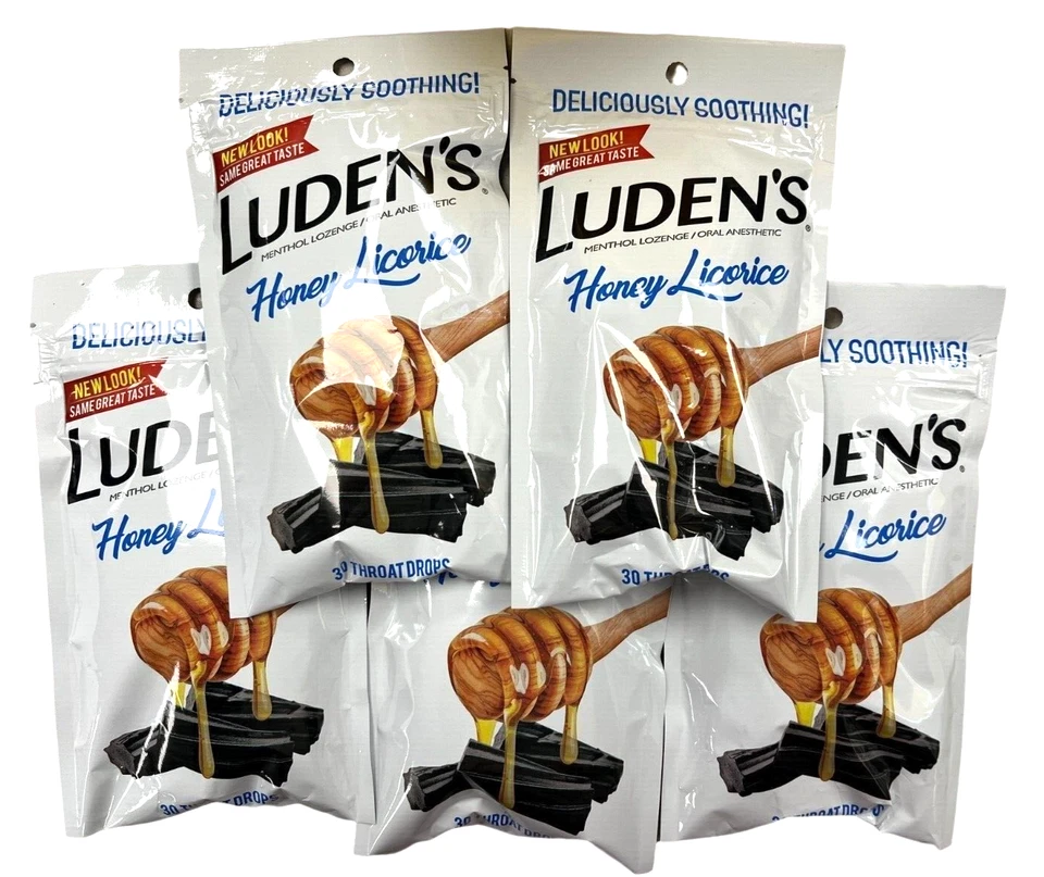 Ludens Cough Drops Honey LICORICE 30ct ( 5 pack ) __ - Image 1 of 1