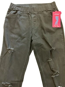 NWT Jvini Jeans Jeans Black Women's Size Medium 29” Inseam Skinny Distressed NEW - Picture 1 of 6