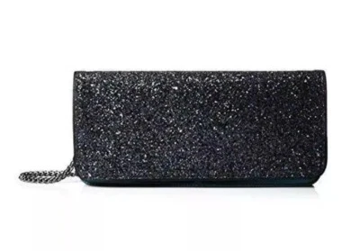 Bolso sin asas Sam Edelman Waverly Baguette brillo medianoche/invierno verde azulado negro $178 Foto 1 de 4