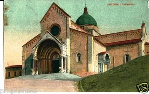 mr 36 1914 ANCONA Cattedrale - viagg FP Edizione Caruso Milano - Imagen 1 de 1