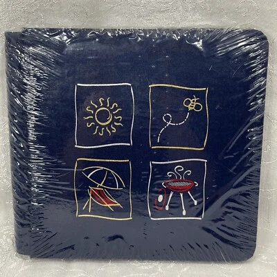 Creative Memories 8 x 8 Álbum Verano Diversión Parrilla Playa Silla Abeja Azul Foto 1 de 4