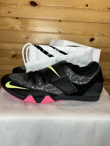 Nike Zoom Pole Vault Elite Track Shoes With Spikes & Bag Size 12 AA1204 004 NEW - Picture 1 of 8