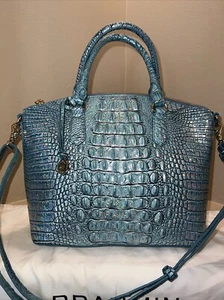 Brahmin Duxbury Arctic Blue Melbourne Bag - Picture 1 of 16