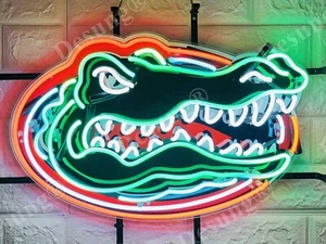 Florida Alligatoren Neonlicht Schild 19"x15" umweltfreundlich  - Bild 1 von 1