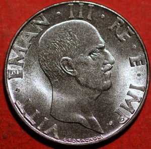 1941 XIX Italy 50 Centesimi Vittorio Emanuele III KM# 76b - Picture 1 of 2
