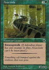 1x Anaconda (1) NM, English MTG Portal 1