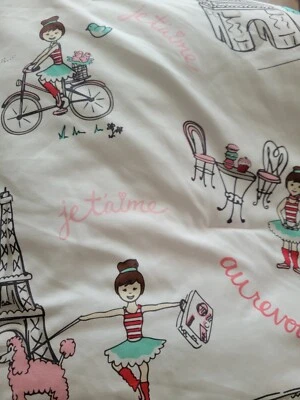 Edredón doble Circo Passport a París niña francesa Torre Eiffel Foto 1 de 4