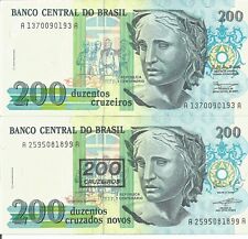 200 DUZENTOS CRUZEIROS BANCO CENTRAL DO BRAZIL