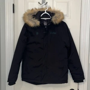 NFL Team Apparel Youth Philadelphia Eagles Hooded Parka Sz Large (14-16) Winter - Picture 1 of 12