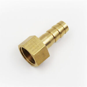 Brass Female Metric Thread x Barbed Hose Tail Pipe Connector Fitting Adapters