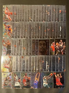 1996-97 Fleer Metal Basketball 76 Card Lot No Dupes RC Stars Vets Set Builder - Picture 1 of 5