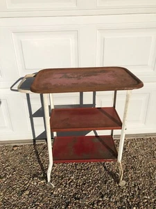 Vintage Mid Century Modern Green Cosco Bar/Kitchen Cart Bar cart avocado green - Picture 1 of 4