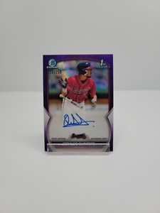 2023 Bowman Chrome GERALDO QUINTERO AUTO/Autograph / 250 Braves