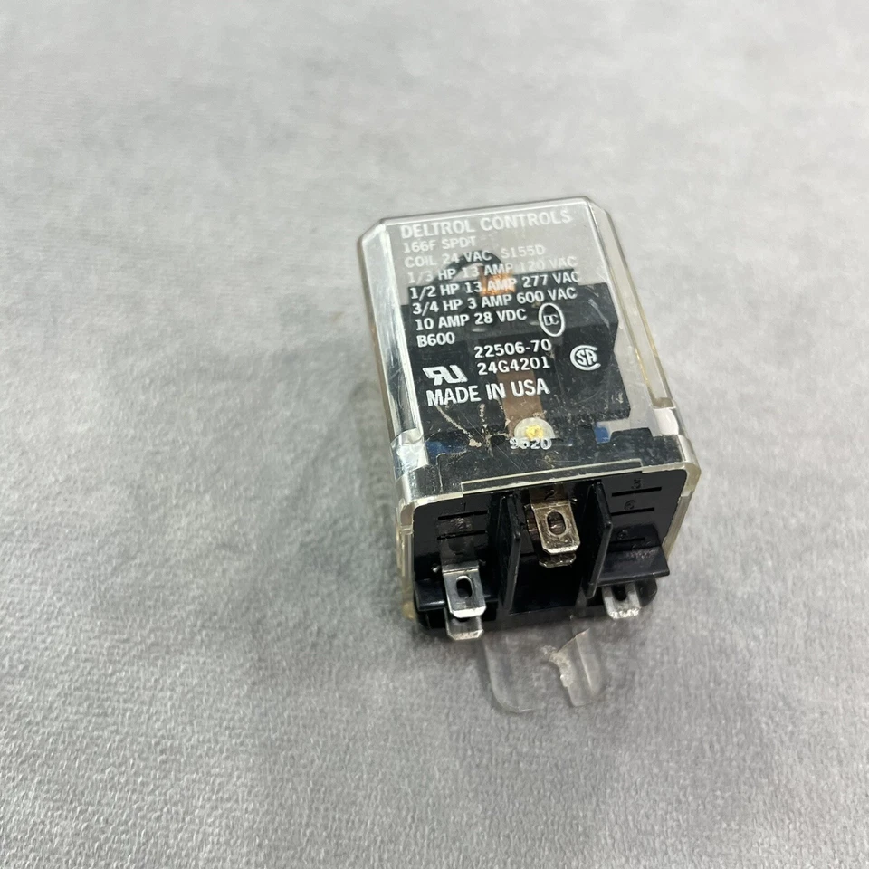 22506-70 24G4201 DELTROL RELAY 24V S155D 60-DAY WARRANTY - Image 1 of 4