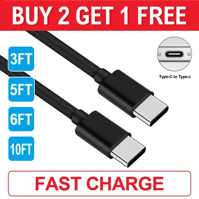 Fit Samsung S24 S23+Ultra 5G Type C Fast Charging Charger USB-C to USB-C Cable - Image 1 of 4