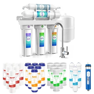 5 Stage 75GPD RO Reverse Osmosis Water Filter System Undersink Drinking Purifier - Picture 1 of 17