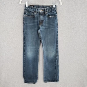 Levi's 514 Boys Jeans 12 Denim Slim Straight Medium Wash Pockets Casual - Picture 1 of 9