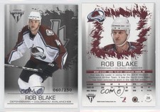 2003 Pacific Private Stock Titanium Retail Jersey Number /250 Rob Blake #28 HOF