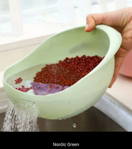 Multi-Functional Kitchen Basket Basin. Green - Picture 1 of 2