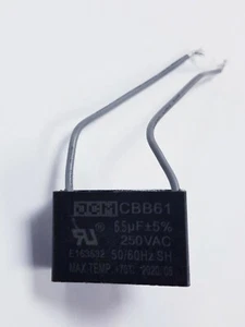 Condensador ventilador de techo (1) - 6,5 mfd 6,5 uf - 250 V - 50/60 HZ 6,5 uf  - Imagen 1 de 1