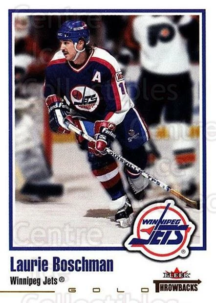 2002-03 Fleer Throwbacks Gold #55 Laurie Boschman - Image 1 of 1