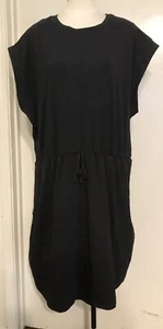 2X A New Day Damen-Strickkleid Übergröße schwarz ärmellos Taschen neu mit Etikett - Bild 1 von 4