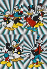 Platinum Limited Edition Mickey & Donald A fantastic World Panini Choice Cards