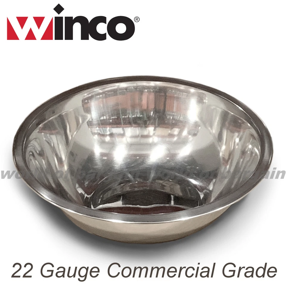 Cuenco mezclador de alimentos de cocina de 3 cuartos de galón de acero inoxidable para restaurante de grado comercial Foto 1 de 1