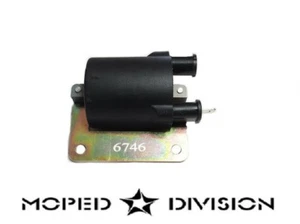 PIAGGIO VESPA MOPED POINTS IGNITION COIL Ciao Grande Bravo Kinetic electrical - Picture 1 of 2