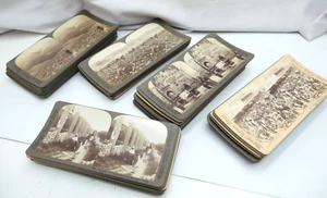 Antique 1899-1900 Underwood Stereoviews Palestine (Israel) +Syria 96/100 cards - Picture 1 of 9