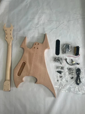 Kit de guitarra eléctrica hágalo usted mismo US Warehouse estilo BC cuerpo y cuello de caoba Foto 1 de 4