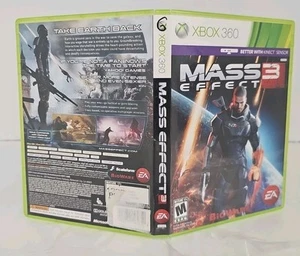 Mass Effect 3 Xbox 360 CIB Complete Tested & Working Kinect - Picture 1 of 2