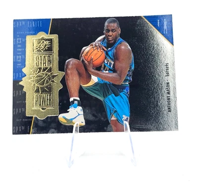 1998-99 SPx Finite Star Power Anthony Mason #138 /2700 New York Knicks Vintage - Image 1 of 2