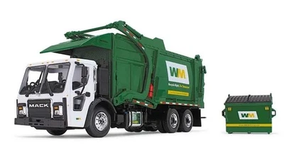 FIRST GEAR MACK LR MCNEILUS MERIDIAN FRONT LOADER "WASTE MANAGEMENT" #10-4292D - Image 1 of 4