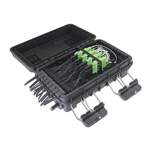 FTTH Termination Box 16 ports IP65 1x8 SC/APC splitter G657A1 8 SC/APC adapters - Picture 1 of 2
