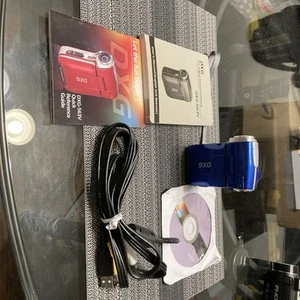 DXG-563V CAMCORDER/Camera BLUE HTF 5.1MP, 4x Digital… Manual, Cords, Cd TESTED!! - Picture 1 of 17