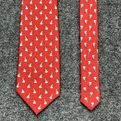 Corbata de seda para hombre Jos A Bank Miracle Collection muñecos de nieve 61" Foto 1 de 4