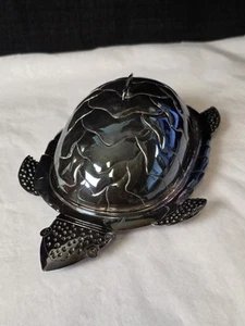 Emilia Castillo Mexico Sterling Silver Turtle Covered Side/Butter Dish - Picture 1 of 16