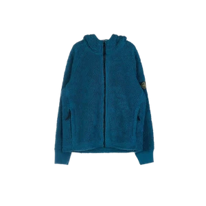 (Kids) Stone Island 60343 Terry Cotton Pile Garment Dyed Hooded Full Zip Sweatsh - Picture 1 of 4