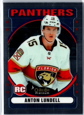 2021-22 O-Pee-Chee Platinum - #R-98 Anton Lundell (RC) - Retro Rookie - Image 1 of 2