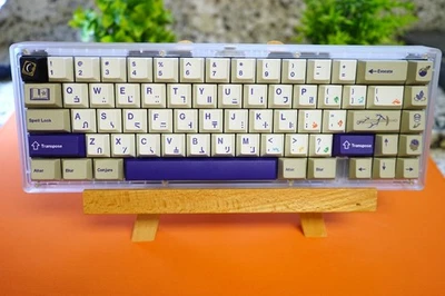 SwagKeys Eave65 | Thocky 65% Hotswap Mechanical Keyboard | Aqua Kings lubed - Image 1 of 4