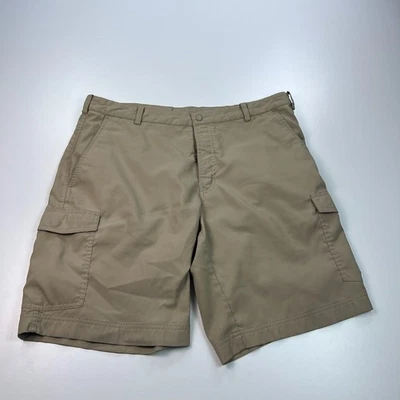 Nike Cargo Golf Shorts Mens 36 Brown Dri Fit Flat Front Lightweight Stretch - Image 1 of 4