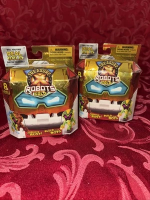 Treasure X Robots Gold Mini Bot Mystery Pack Lot of 2 NEW - Image 1 of 4