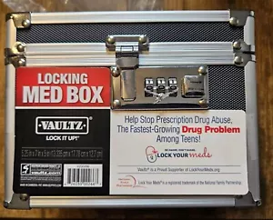 Vaultz Sicherheitsbox mit schlüssellosem Sicherheits-Zahlenschloss Med Lock Box NEU - Bild 1 von 5