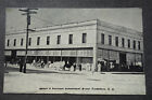 Grand magasin Henry's Daylight, Flandreau Dakota du Sud 1914 carte postale pc