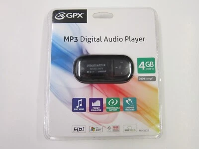 GPX MW352B 4GB MP3 Digital Audio Player - Black - Image 1 of 4